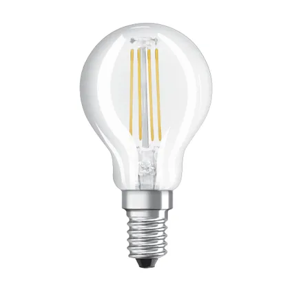 Osram ledfilamentlamp Retrofit Classic P warm wit E14 4W 2st. 2