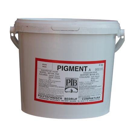 PTB kleurstof voor mortel en beton bruin 4 kg
