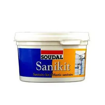 Mastic sanitaire Soudal 'Sanikit' 400 gr