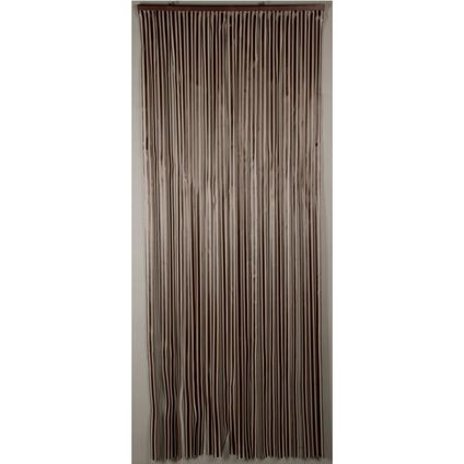 Rideau de porte Confortex Lumina brun 90x220cm