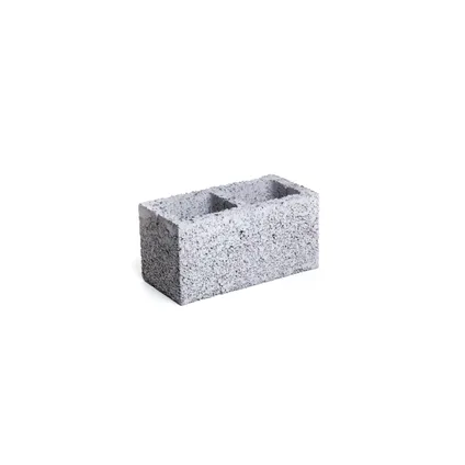 Argex betonblok 39x19x19cm hol