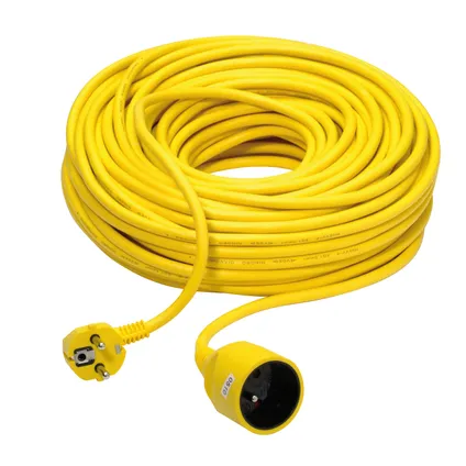 Profile verlengkabel geel 3G1,5 PVC 40m