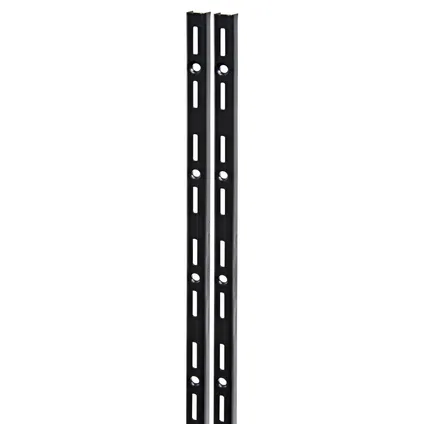 F-Rails set simple noir 100cm