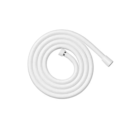 Flexible de douche Hansgrohe Metaflex PVC blanc 150cm