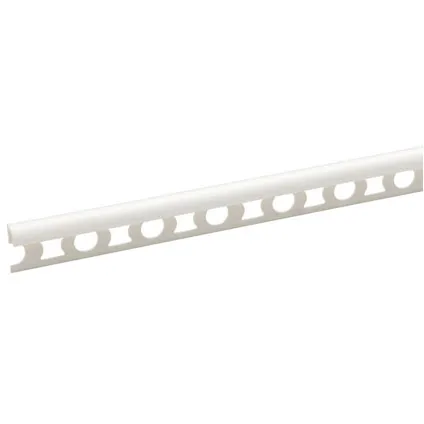 Profilé carrelage JéWé PVC blanc 2,53 cm