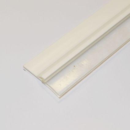 Confortex Tochtstrip met Lip - PVC - Wit - Zelfklevend - Deuren - 1m