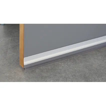 Confortex Tochtstrip met Lip - PVC - Wit - Zelfklevend - Deuren - 1m 2