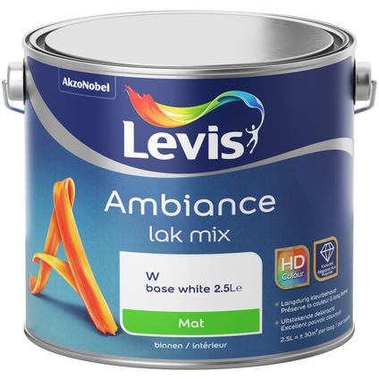 Laque Levis Ambiance mix base W mat 2,5L