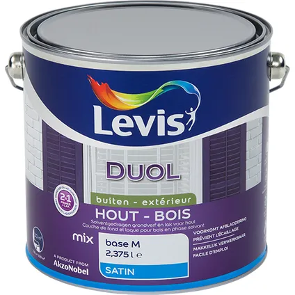 Laque Levis Duol bois mix base M satin 2,5L