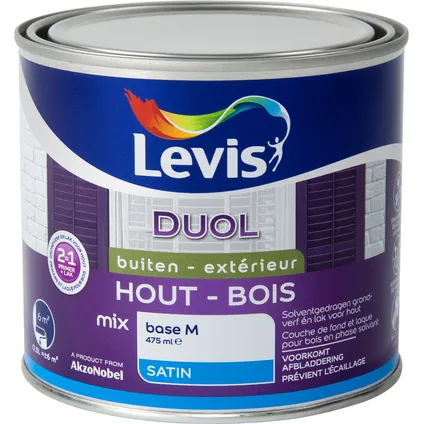 Laque Levis Duol bois mix base M satin 500ml