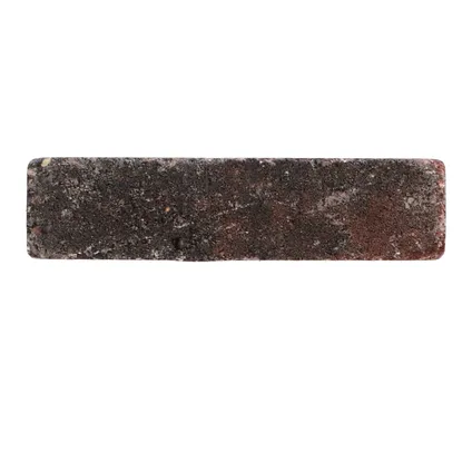 Decor beton trommelsteen waalformaat rood zwart 20x5x7cm 2