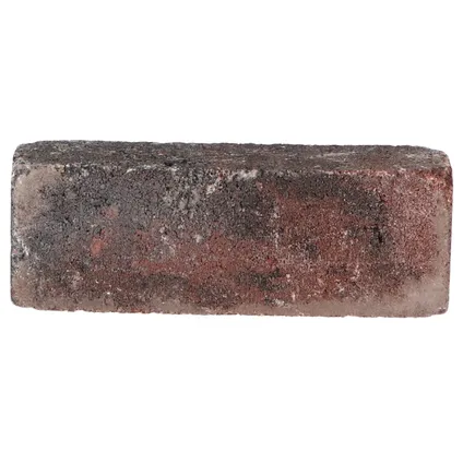 Decor beton trommelsteen waalformaat rood zwart 20x5x7cm 7