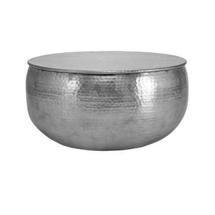WOMO-DESIGN salontafel, Ø 60x30,5 cm, zilver