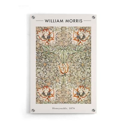 Walljar - Plexiglas / 40 x 60 cm- William Morris - Honeysuckle II
