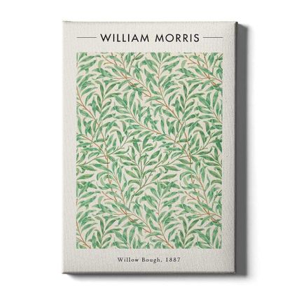 Walljar - Canvas / 50 x 70 cm - William Morris - Willow Bough