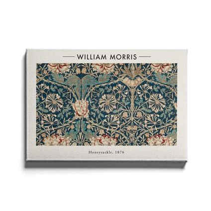 Walljar - Canvas / 120 x 180 cm - William Morris - Honeysuckle