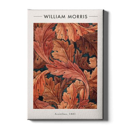 Walljar - Canvas / 120 x 180 cm - William Morris - Acanthus