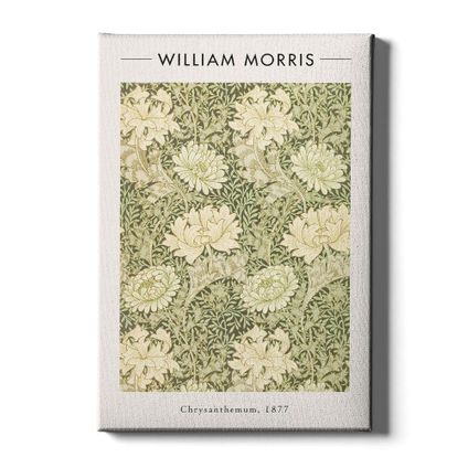 Walljar - Canvas / 60 x 90 cm - William Morris - Chrysanthemum