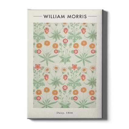 Walljar - Canvas / 50 x 70 cm - William Morris - Daisy
