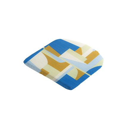 Madison - Zitkussen 46x48 - Multicolor - Patch Azur