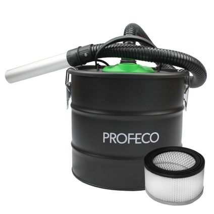Profeco aszuiger 1200W - 18 liter - Asstofzuiger met HEPA-filter