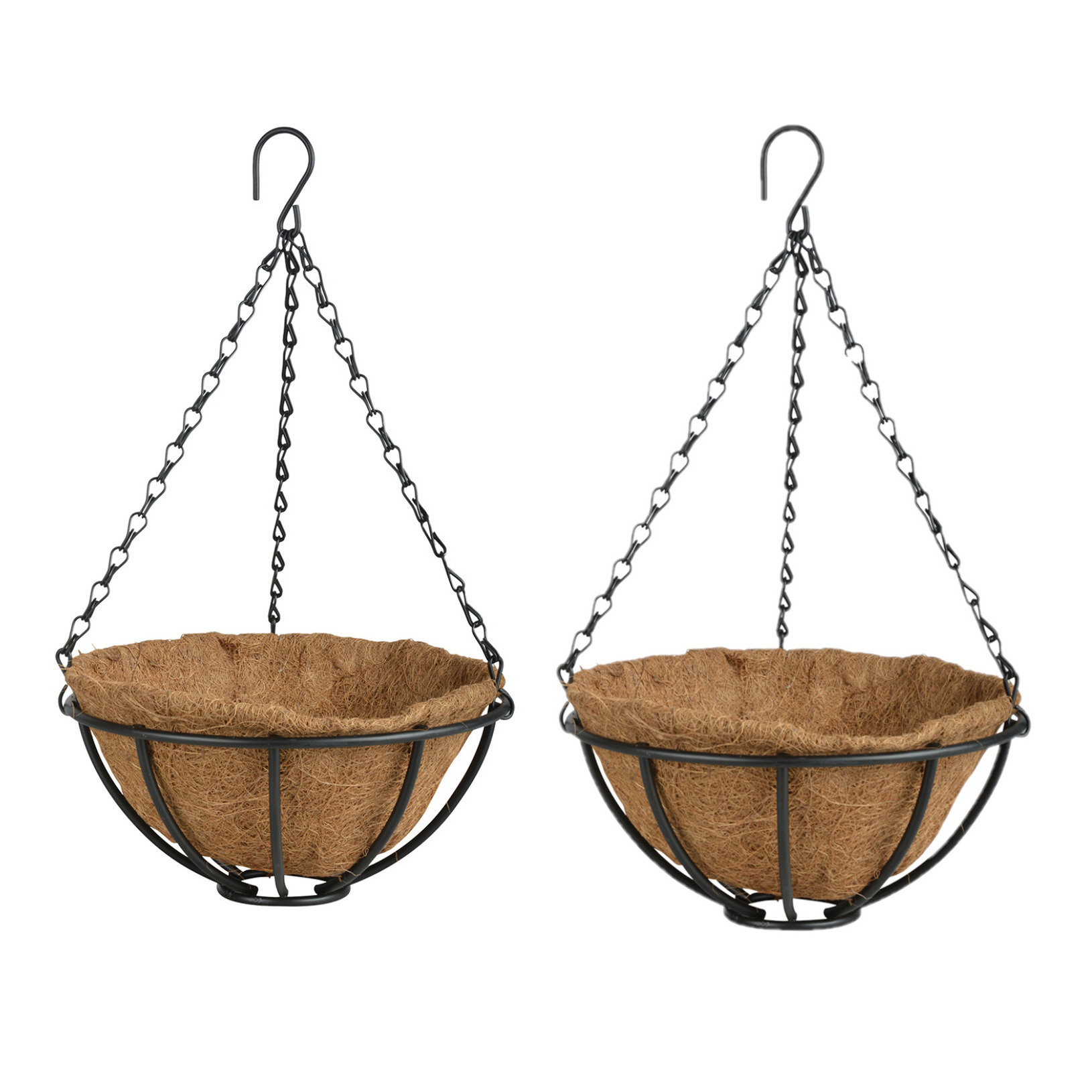 vrek telegram wonder Esschert Design Plantenmand - hanging basket - zwart - 25 cm