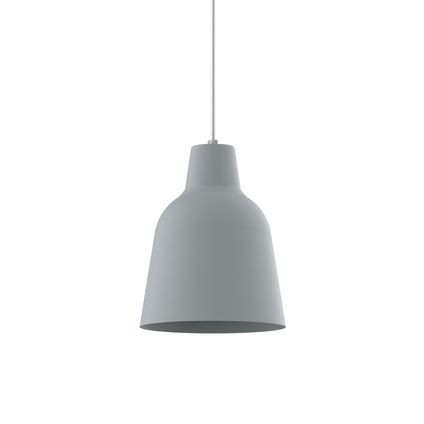 DONG Hanglamp, 1X E27, metaal, grijs, D.16cm