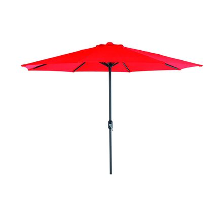 Parasol Lotus Ø300 cm - royal grey-rood