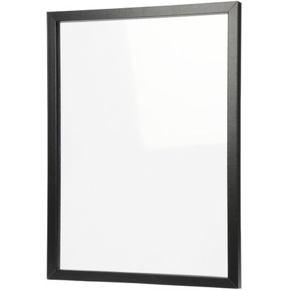 Schrijfbord/memobord - incl 2x markers - wit / zwart - 30 x 40 cm