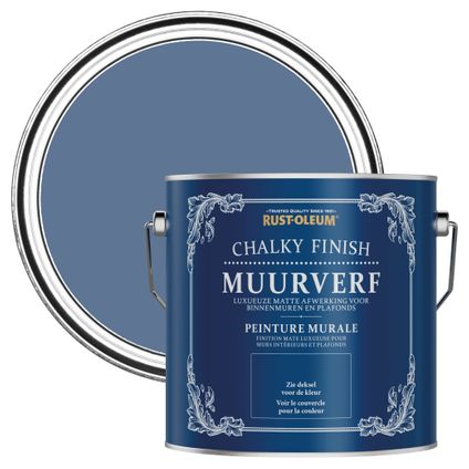 Rust-Oleum Chalky Finish Muurverf - Blauwe Rivier 2,5L