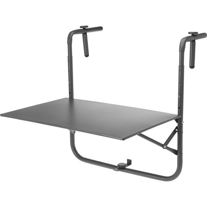 Progarden Balkon tafel - metaal - mat antraciet - 60 x 43 cm